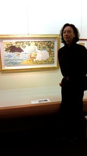 心斎橋大丸美術画廊にて